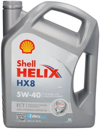 Huile moteur SHELL HELIX ULTRA 5W40 Bidon 5L